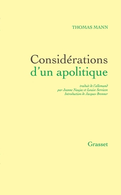 Considérations d'un apolitique [French] 2246019222 Book Cover