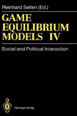 Game Equilibrium Models II: Methods, Morals, an... 3540542264 Book Cover