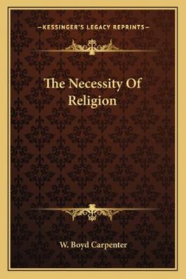 The Necessity Of Religion 1162887079 Book Cover