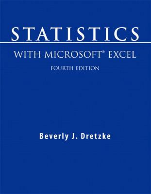 Statistics with Microsoft Excel (4th Edition) 0136043879 Book Cover