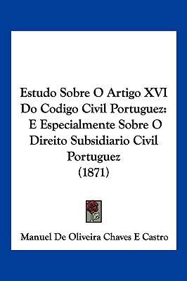 Estudo Sobre O Artigo XVI Do Codigo Civil Portu... [Not Applicable] 1161167641 Book Cover