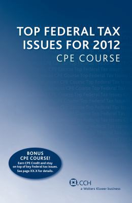Top Federal Tax Issues for 2012 Cpe Course 0808027395 Book Cover