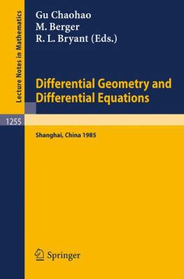 Differential Geometry and Differential Equation... 354017849X Book Cover