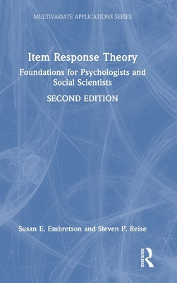 Item Response Theory: Foundations for Psycholog... 0805853022 Book Cover
