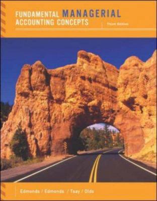 Fundamental Managerial Accounting Concepts 0072991054 Book Cover