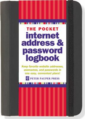 The Pocket Internet Address & Password Logbook 1441315969 Book Cover