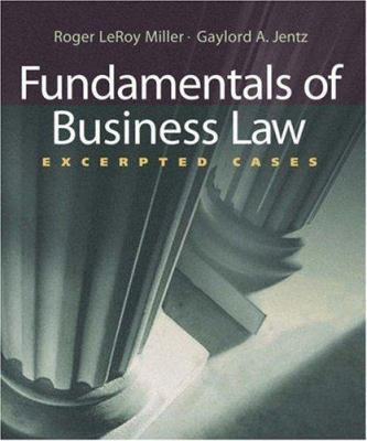 Fundamentals of Business Law: Excerpted Cases 0324406029 Book Cover