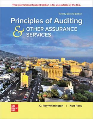 Principles of Auditing & Other Assurance Services 126059808X Book Cover