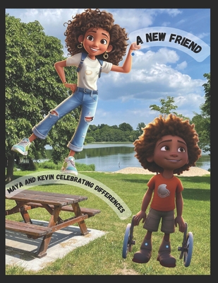 A New Friend: Maya & Kevin Celebrating Differences B0C5PJF8NK Book Cover