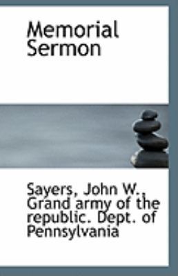 Memorial Sermon 1113283920 Book Cover
