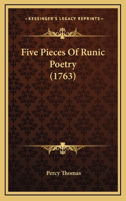 Five Pieces Of Runic Poetry (1763) 1165955334 Book Cover