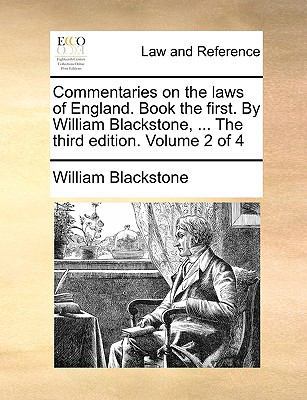 Commentaries on the Laws of England. Book the F... 1170569676 Book Cover