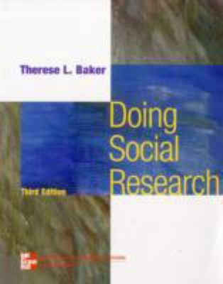Doing Social Research 0071160922 Book Cover