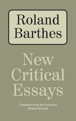 New Critical Essays 0810126419 Book Cover