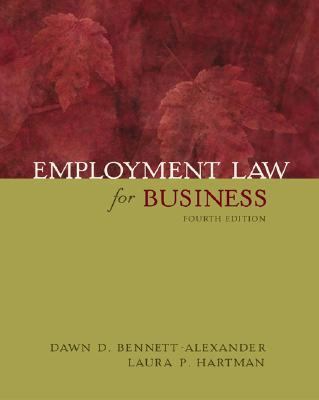 Employment Law for Business 0072558210 Book Cover