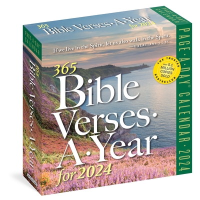 365 Bible Verses-A-Year for 2024 Page-A-Day Cal... 1523519185 Book Cover