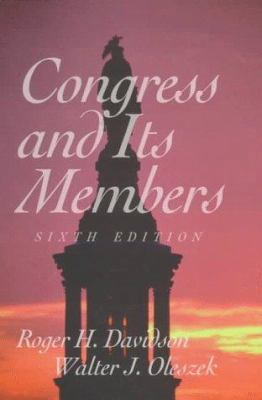 Congress and Its Members 156802343X Book Cover