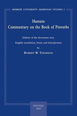 Hamam. Commentary on the Book of Proverbs: 'Edi... 9042915838 Book Cover