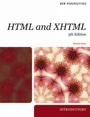 HTML and XHTML: Introductory 1423925459 Book Cover