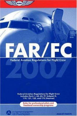 FAR/FC: Federal Aviation Regulations for Flight... 1560276045 Book Cover