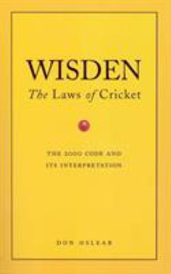Wisden's The Laws of Cricket 0091877903 Book Cover