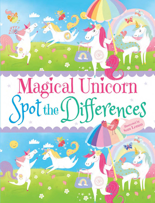 Magical Unicorn Spot the Differences 0486832295 Book Cover