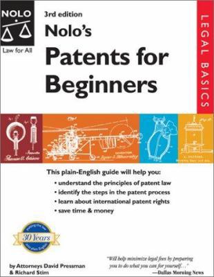 Nolo's Patents for Beginners (Nolo's Patents fo... 0873378504 Book Cover