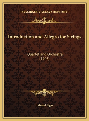 Introduction and Allegro for Strings: Quartet a... [French] 1169668879 Book Cover