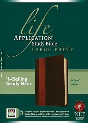 Life Application Study Bible-NLT-Large Print [Large Print] B009T4QLSS Book Cover