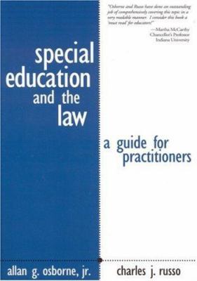 Special Education and the Law: A Guide for Prac... 0761946578 Book Cover