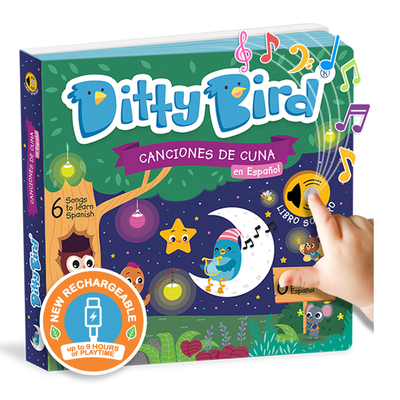 Ditty Bird Spanish Bedtime Songs Interactive Mu... [Spanish] 1838206418 Book Cover