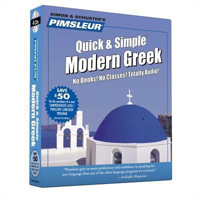 Pimsleur Quick & Simple Modern Greek B07D92N471 Book Cover