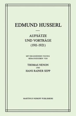 Aufsätze Und Vorträge (1911-1921) [German] 9401084335 Book Cover