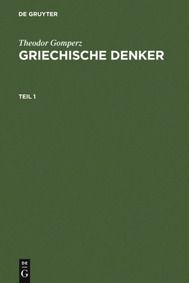 Griechische Denker [German] 3110024993 Book Cover