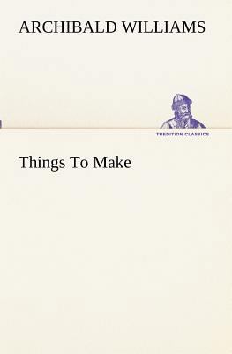 Things To Make 3849190552 Book Cover