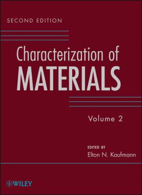 Hardcover Characterization of Materials Book