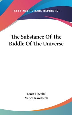 The Substance Of The Riddle Of The Universe 1436677475 Book Cover