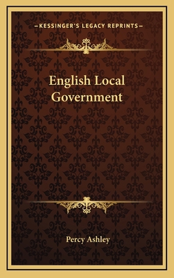 English Local Government 1163668508 Book Cover