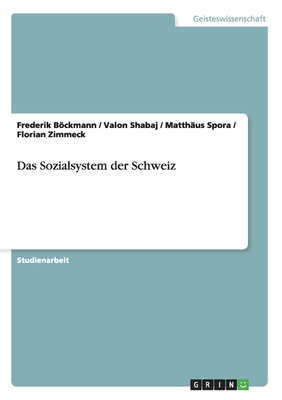 Das Sozialsystem der Schweiz [German] 363892100X Book Cover