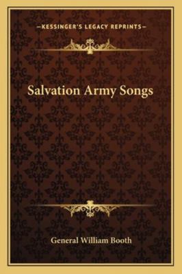 Salvation Army Songs 1162757469 Book Cover