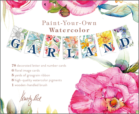 Paint-Your-Own Watercolor Garland: Illustration... 0764363158 Book Cover