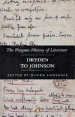 Dryden to Johnson (Hist of Literature) 014017754X Book Cover