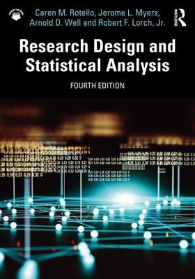 Research Design and Statistical Analysis 1032897287 Book Cover