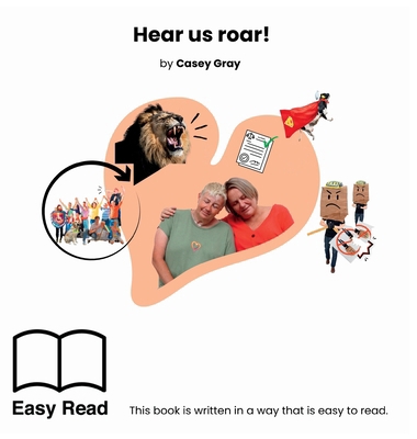 Hear us roar!: Easy Read [Large Print] 0645969303 Book Cover