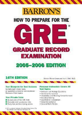 How to Prepare for the GRE: 2006-2007 0764132709 Book Cover