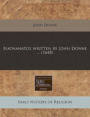 Biathanatos Written by John Donne ... (1648) 1171258623 Book Cover
