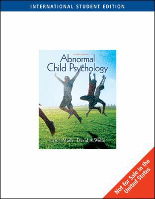 Abnormal Child Psychology 0495506176 Book Cover