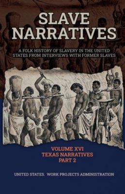 Slave Narratives Volume XVI Texas Narratives Pa... 1636522092 Book Cover