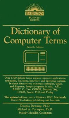 Dictionary of Computer Terms (Barron's Business... 0812090233 Book Cover