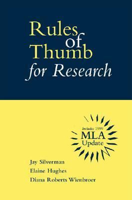 Rules of Thumb for Research with MLA Updates 0072363312 Book Cover